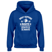 Hoodie What Happens on the Route Stays on the Route Kids Hoodie