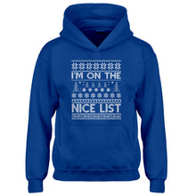 Hoodie Im on the Nice List Kids Hoodie