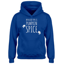 Youth My Blood Type is Pumpkin Spice Kids Hoodie