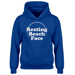 Youth Resting Beach Face Kids Hoodie