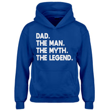 Youth Dad. The Man the Myth the Legend Kids Hoodie