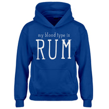 Youth My Blood Type is Rum Kids Hoodie