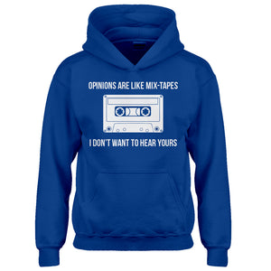 Youth Opinions are like Mixtapes Kids Hoodie