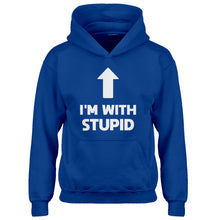 Youth I'm with Stupid Up Kids Hoodie