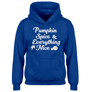 Youth Pumpkin Spice and Everything Nice Kids Hoodie