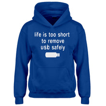 Hoodie Remove USB Safely Kids Hoodie