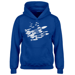 Hoodie Thoughts and Prayers Kids Hoodie