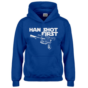 Hoodie Han Shot First Kids Hoodie