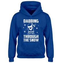Youth Dabbing through the Snow Kids Hoodie