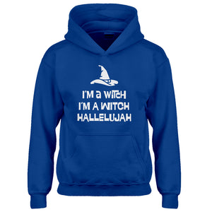 Youth Im a Witch Hallelujah Kids Hoodie