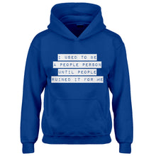 Hoodie I used to be a People Person Kids Hoodie