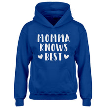 Hoodie Momma Knows Best Kids Hoodie