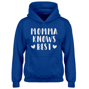 Hoodie Momma Knows Best Kids Hoodie