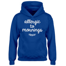 Hoodie Allergic to Mornings Kids Hoodie