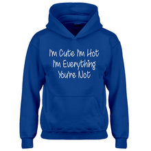 Youth Im Cute Im Hot Kids Hoodie