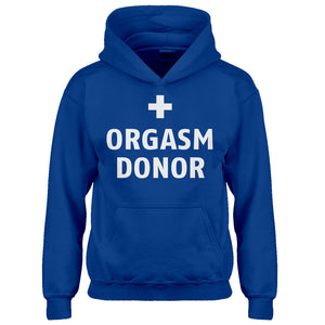 Youth Orgasm Donor Kids Hoodie