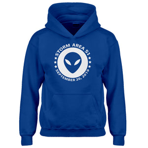 Youth Storming Area 51 Kids Hoodie
