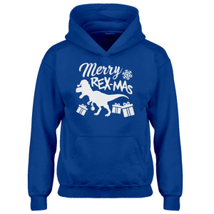 Youth Merry Rex-Mas Kids Hoodie