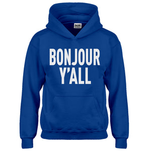 Hoodie Bonjour Yall Kids Hoodie
