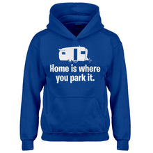 Youth Home is Where you Park it Kids Hoodie