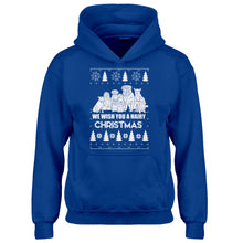 Hoodie We Wish You a Hairy Christmas Kids Hoodie