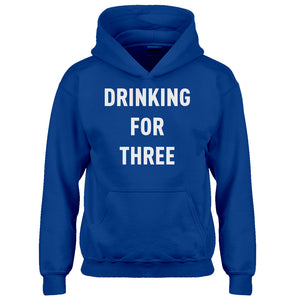 Youth Drinking For Three Kids Hoodie