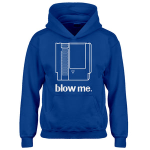 Hoodie Blow Me Game Cartridge Kids Hoodie