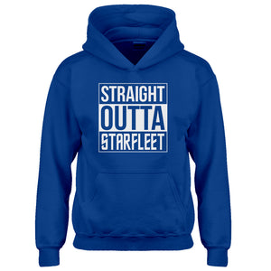 Youth Straight Outta Starfleet Kids Hoodie
