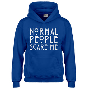 Hoodie Normal People Scare Me Kids Hoodie