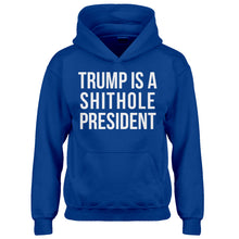 Hoodie Trump is a Shithole President Kids Hoodie