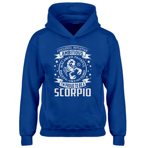 Youth Scorpio Astrology Zodiac Sign Kids Hoodie