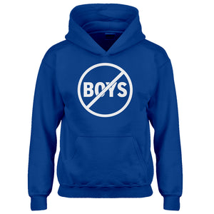Youth No Boys Kids Hoodie