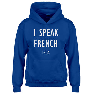Hoodie I Speak French Fries Kids Hoodie
