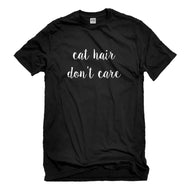 Mens Cat Hair Don't Care Unisex T-shirt