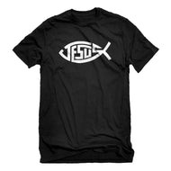 Mens Jesus Fish Unisex T-shirt