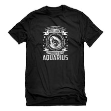 Mens Aquarius Astrology Zodiac Sign Unisex T-shirt