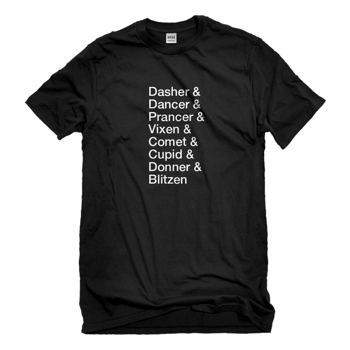 Mens Reindeer Names Unisex T-shirt