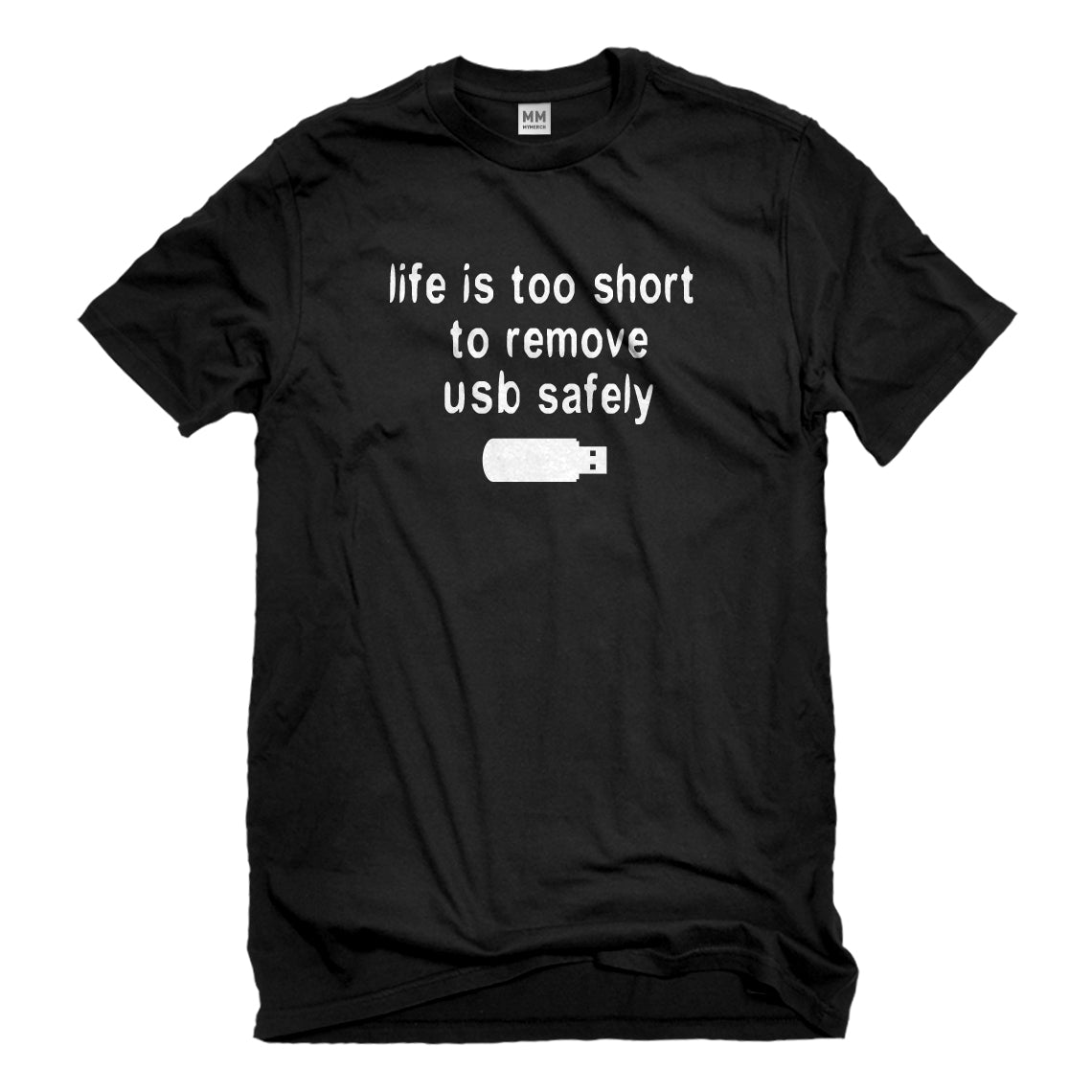 Mens Remove USB Safely Unisex T-shirt