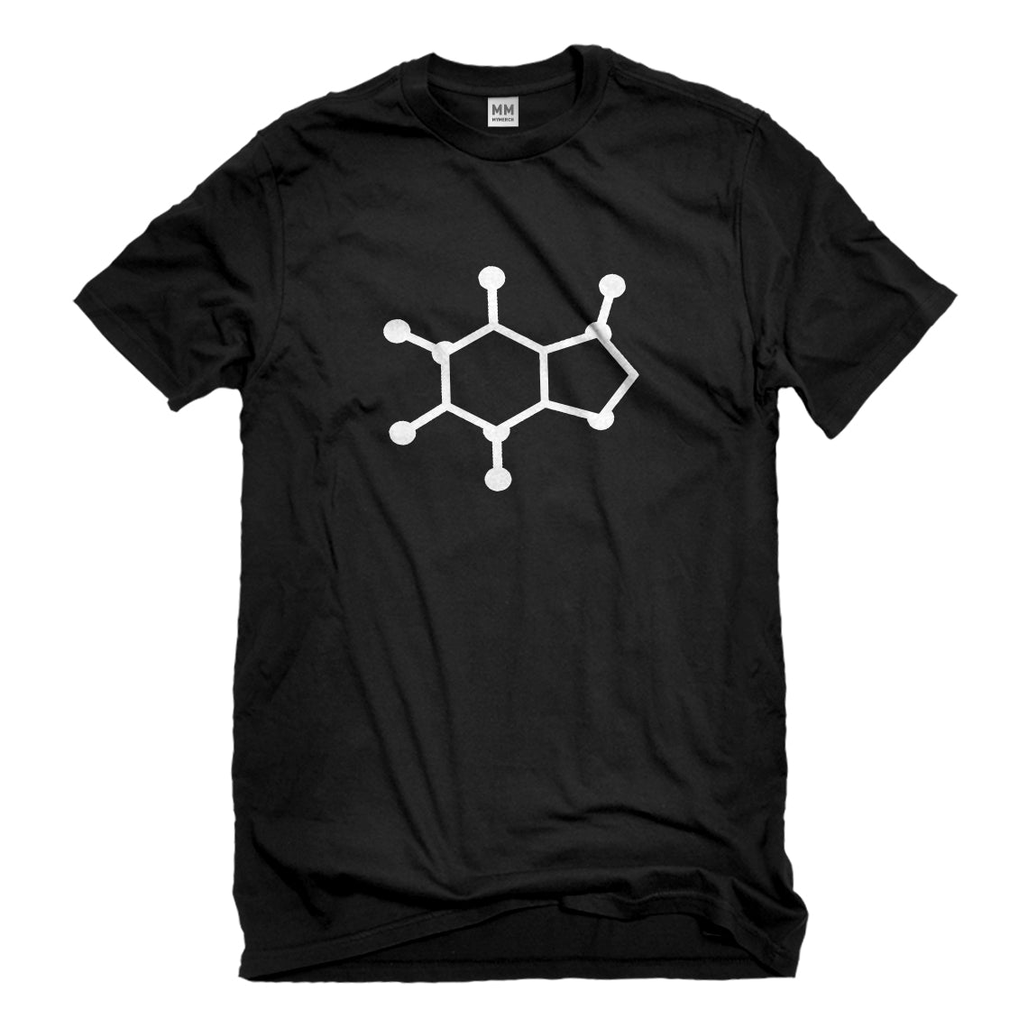 Mens Caffeine Molecule Unisex T-shirt