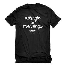 Mens Allergic to Mornings Unisex T-shirt
