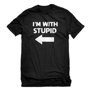 Mens I'm With Stupid Left Unisex T-shirt