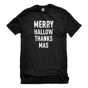 Mens Merry Hallow Thanks Mas Unisex T-shirt