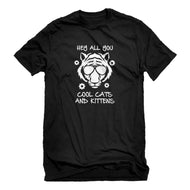 Mens Hey all you Cool Cats and Kittens Unisex T-shirt