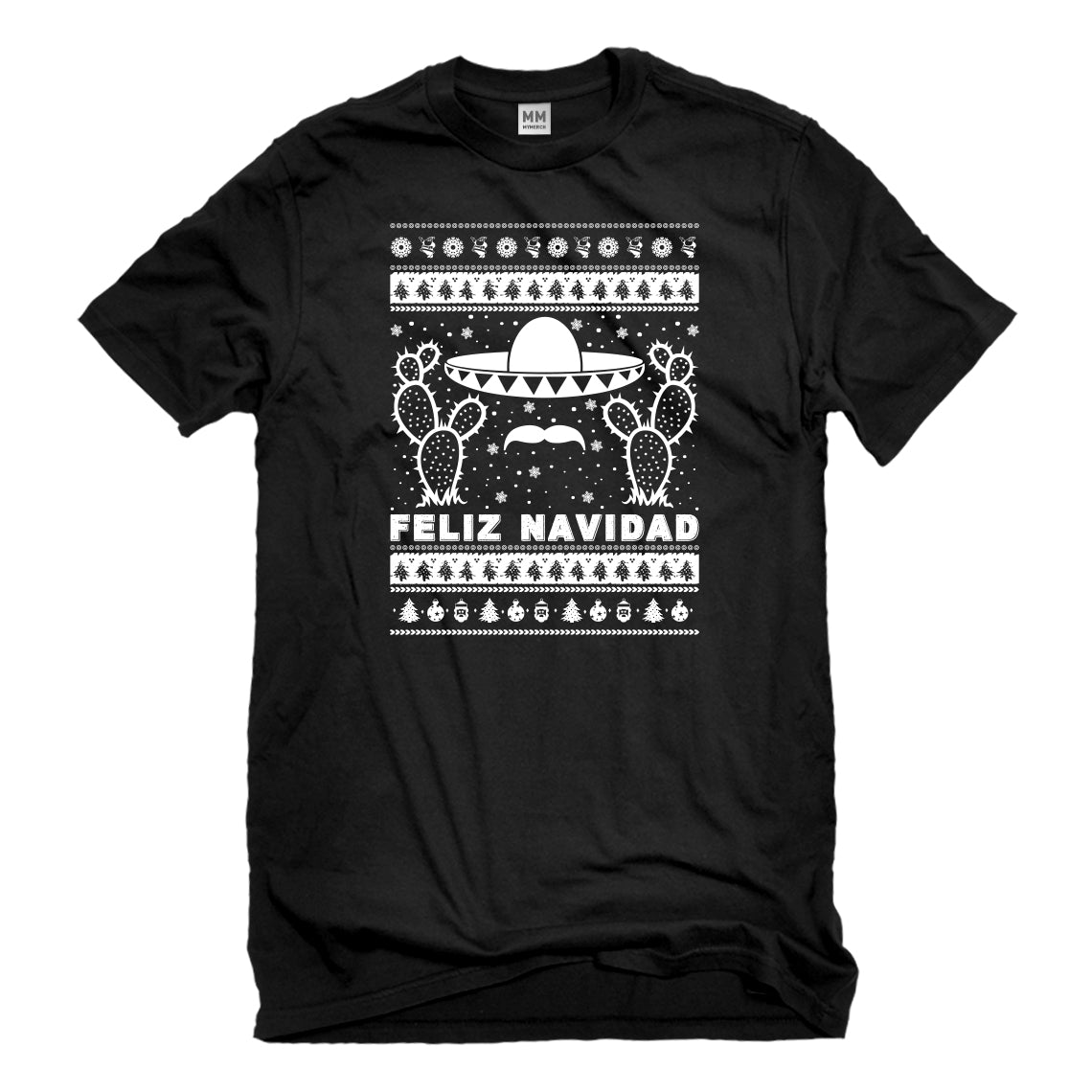 Mens Feliz Navidad Unisex T-shirt