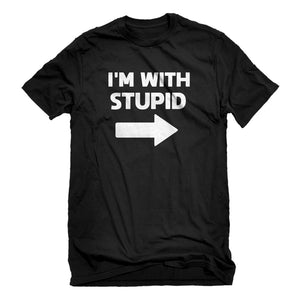Mens I'm With Stupid Right Unisex T-shirt