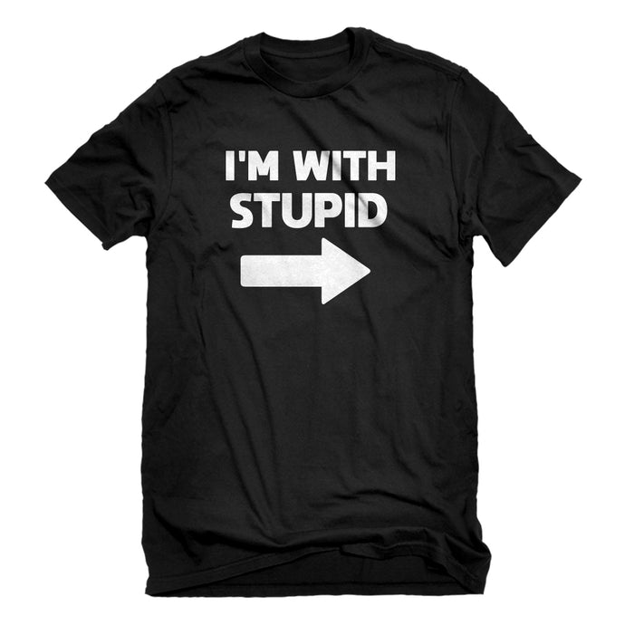 Mens I'm With Stupid Right Unisex T-shirt