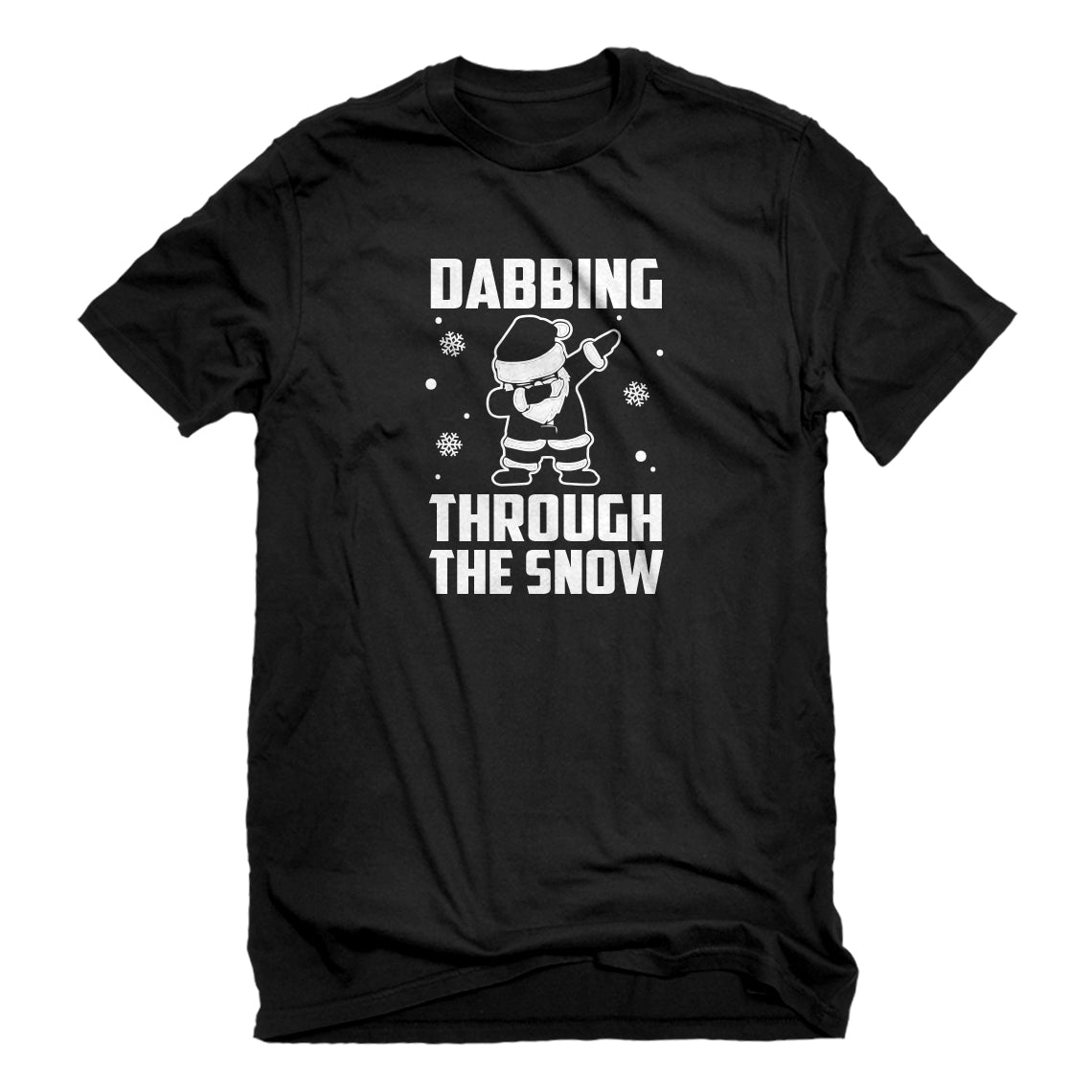 Mens Dabbing through the Snow Unisex T-shirt
