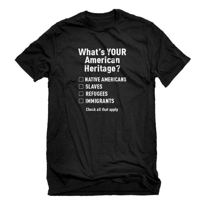 Mens What's Your Heritage? Unisex T-shirt