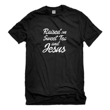 Mens Raised on Sweet Tea and Jesus Unisex T-shirt