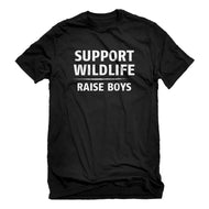 Mens Support Wildlife Raise Boys Unisex T-shirt
